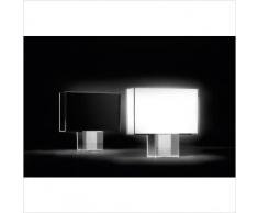 Kartell Tatì Lampada da Tavolo 2GX13, 22 W, Bianco, L47 H46 P15cm