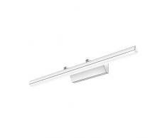 Moderna luce specchio acrilico, 100 cm luce make-up, luce bianca 6000K illuminazione a specchio, lampada a specchio LED, bagno comò armadio, semplice applique acciaio inox