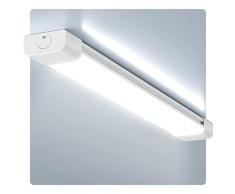 Anten Plafoniera da Officina 120cm 36W (1pz) | 4000lm Collegabili Tubo Neon LED | Bianco Freddo(6000K) IP65 Impermeabile Plafoniere LED a Soffitto, per Garage Ufficio Cantina Cucina Supermercato