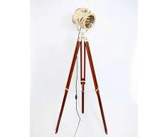 Hollywood - Lampada da terra per studio fotografico, stile nautico