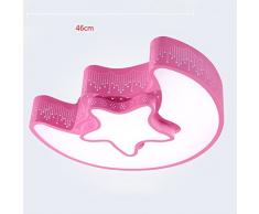 Tkind Lampada da soffitto tkind fumetto luna LED Occhi Proteggere Stella Faretto da soffitto ferro lampade da soffitto lampadario elegante illuminazione decorativa per bambini camera da letto