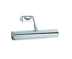 Applique a due luci da parete o soffitto in ottone CROMATO SPOT Lettura Quadro