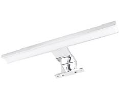 Confezione da 2 – Hava® – 6 W 2 in1 LED alluminio specchio luce IP44 230 V – 500LM – Heads + vite – Luce diurna (4000 K)
