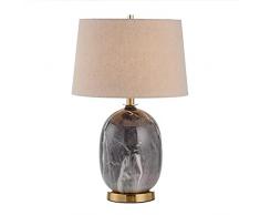 VREF Lampada da Comodino Creativa, Moderna Lampada da Tavolo in Ceramica, Elegante personalità Decorativa Lampada da Comodino per Soggiorno Camera da Letto