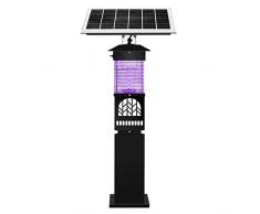 5500V Lampada Zanzare Luce Ultravioletta Mosquito Killer Solare Zanzare Elettrico IPX6 Spina Antizanzare Da Esterno Lampada Campeggio Solare Giardino,250m²,E