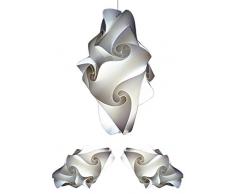 Meravigliose Luci Camera da letto Lampadario moderno design SENSITIVE + 2 lampade comodino Consegnati MONTATI Illuminazione moderna Lampade colorate luce bella e rilassante relax