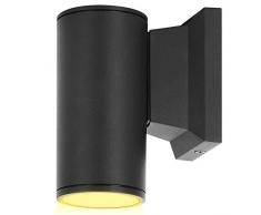 Aigostar Lampada da Parete Esterno Impermeabile IP65,GU10 Alluminio Lampada da Parete Esterni,Applique Moderna,Luce Esterno per Esterno Muro Portico Corridoio Terrazza,Nero