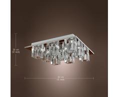 Plafoniere In Cristallo A Soffitto : Plafoniere in cristallo color bianco da acquistare online su livingo