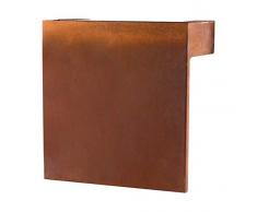 MULTITECNO EVOLUTION (CORTEN) : Lampada cattura insetti e zanzare con tavoletta collosa adatta alla norma HCCP e direttive sanitarie