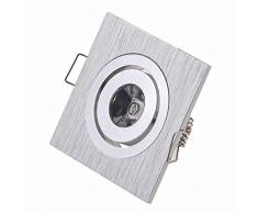 Confezione da 10 mini, 3 W High Power LED da incasso a soffitto, a LED, per faretti, per soggiorno, camera da letto