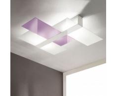 Linea Light, Triad Applique/soffitto 2 luci 62cm, Lilla.