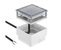 parlat LED pavimentazione pietra luce CUS 10x10cm 230V bianco caldo