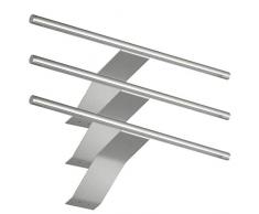 SEBSON® Luci per armadio LED, apparecchio a plafone con interruttore e spina, lampada da armadio, bianco caldo 3000K, 3x 3,5W, 3x 230lm, Set di 3