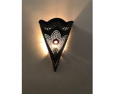 Applique da muro lampada lanterna Alluminio 006 ART MAROCCO MOROCCHINA ETNICO