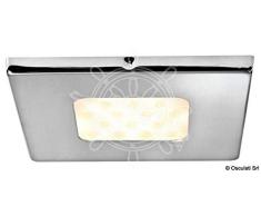 OSCULATI Plafoniera LED ad INC. rid. Aruba Quadrata Touch