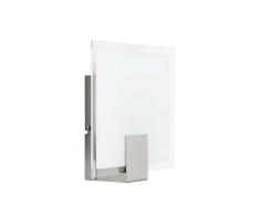 "Sonian" - Applique quadrata in cromo satinato