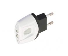Poly Pool PP0775 Lampada dEmergenza Safelux a LED Anti Black out con Spina 2,5 A, Bianco Grigio