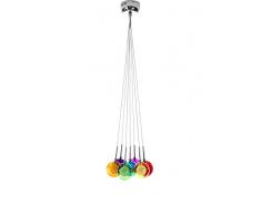 Wink Design Spheres Colors Lampadario 7 Luci G4, 20 W, Multicolore