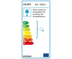 DALBER 44023 Decoline 3 soffitto della lampada della luce, rosso/rosa / blu/verde / giallo, plastica