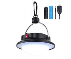 Justech 60 LED Lanterna da Campeggio Lampade a Sospensione LED – Esterno/Interno Luci Super Luminoso Intensità Luminosa LED per Camp/Decorazione/Lettura/Giardino Luce/Illuminazione Emergenza