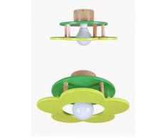 Splendida lampada lampadario cameretta bambini diametro 33cm in legno.