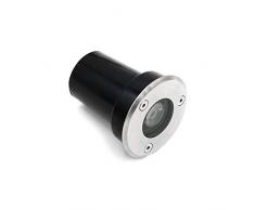 LineteckLED -F83-1x3W- Faretto Segnapasso Led 3W Calpestabile da Incasso Rotondo Luce Naturale