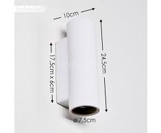 Lampada da parete Nuovodi in ceramica di colore bianco - Applique murale Up & Down doppia luce per interni - Spot pitturabile con colori comuni - Attacco 2 x GU10 max. 50 Watt