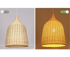 MSAJ-Moderno, semplice, soggiorno, sala da pranzo, corridoio, rattan, lampadario