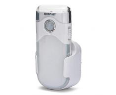 VELAMP Night Guard Torcia dEmergenza Automatica con Funzione Luce di Cortesia e Rilevatore di Movimento. LED. Ideale per corridoi, Scale, Camera da Letto, Soggiorno, Bianco