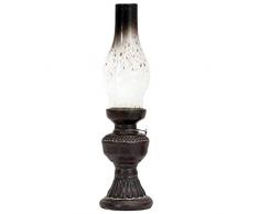 Uonlytech Antico Lampade di Olio di Vetro della Decorazione della Lampada A Cherosene Lampada A Kerosene Vintage per La Casa Tavola di Nozze Centrotavola Decorazione