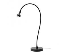 Ikea Jansjö - Lampada LED da tavolo a risparmio energetico, luce calda, colore: Nero