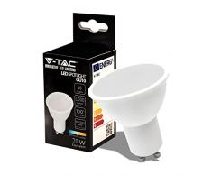 V-TAC Lampadina LED GU10-10W 1000 Lumen - Alta Luminosità - Faretto Led GU10 per Massima Efficienza e Risparmio Energetico - 4000K Luce Naturale