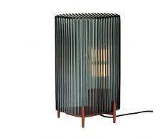 iittala Lampada grigia, terracotta/verniciata a polvere, 20,5 x 34 cm, con interruttore