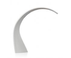 Kartell Taj, Lampada da Tavolo con Dimmer, 4.8 W, LED, Bianco Lucido