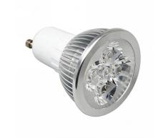 Electraline 63249 Faretto a LED a Risparmio energetico 7W=40W, Attacco GU10, Luce Fredda 500 Lumen