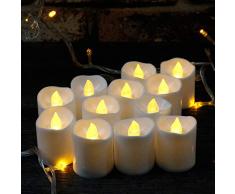 Justdolife Candela A LED Senza Fiamma A Lume Di Candela A LED Per Natale