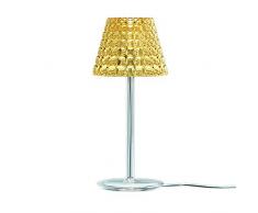 Guzzini Tiffany Lighting Lampada da Tavolo Ø 13,6 cm x H 31,2 cm, Giallo
