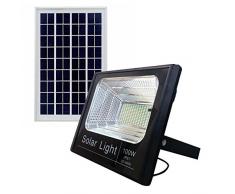 Area Shopping Faretto a Led con Pannello Solare 100W da Esterno Luce Fredda