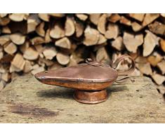 Lampada lanterna in rame aladino ad olio lavorata a mano