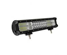 SKYWORLD 15 pollici 38 cm 216W Barra luminosa a LED a tre file, 12V-24V 6000K 7D LED Barra luminosa di guida Barra di inondazione combo Lampada da lavoro a fascio per camion fuoristrada ATV UTV SUV