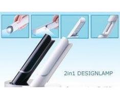 Grundig Lampada Tavolo 2 in 1 con Funzione Torcia 32 LED Extra White, Multicolore