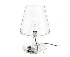 Fatboy® Trans-parents Trasparente | Grande lampada da tavolo trasparente | Retrò | Illuminazione a LED | Efficienza energetica | Intensità luminosa regolabile | Multifunzionale