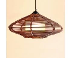 Sud-Est asiatico Rattan ovale a mano luci lampadario sala da pranzo sala di studio ristorante parlor Ciondolo apparecchi di illuminazione