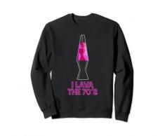 Groovy Lava Lampada Pun Anni 70 Retro Vaporwave Estetica Felpa