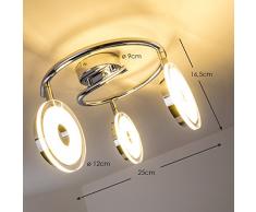 Plafoniera con 3 Faretti LED Prag - 3 x 4,5 Watt - 350 Lumen per faretto - Bianco caldo [Classe energetica A]
