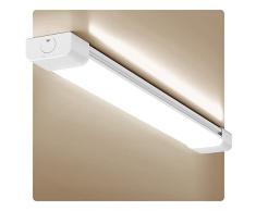Anten Plafoniera da Officina 120cm 36W (1pz) | 4000lm Collegabili Tubo Neon LED | Bianco Naturale(4000K) IP65 Impermeabile Plafoniere LED a Soffitto, per Garage Ufficio Cantina Cucina Supermercato