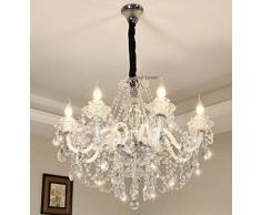 loonju lusso LED moderno lampadario di cristallo a soffitto Lustre de sfera di cristallo cristallo ciondolo appeso lampada della cucina della casa di apparecchi di illuminazione, 8 luci