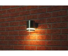 Ranex RA-5000327 Volare Lampada da Parete Discendente, Acciaio