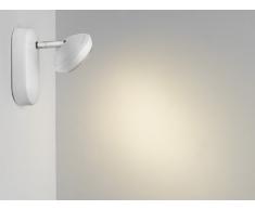 Philips Lighting 571703116 myLiving Spot Singolo a LED, Dettagli in Cromo, Bianco