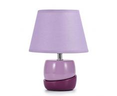 Lampada da comodino Emma (viola)